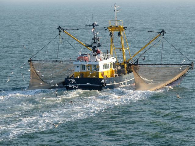 Fishing boat on sea
