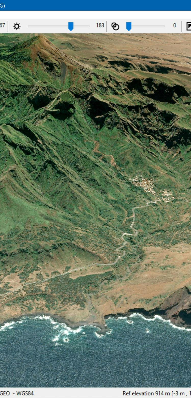 Fortion Terra Analyst screenshot showing Cap Verde plan in 3D
