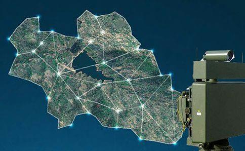 Sensors showing a satellite view of connected location